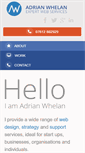 Mobile Screenshot of adrianwhelan.com