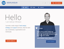 Tablet Screenshot of adrianwhelan.com